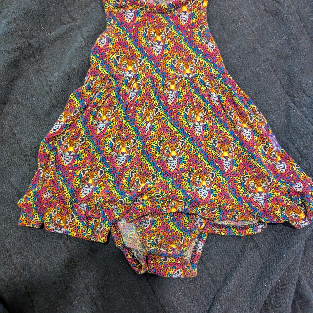 Colorful Leopard Print Dress
